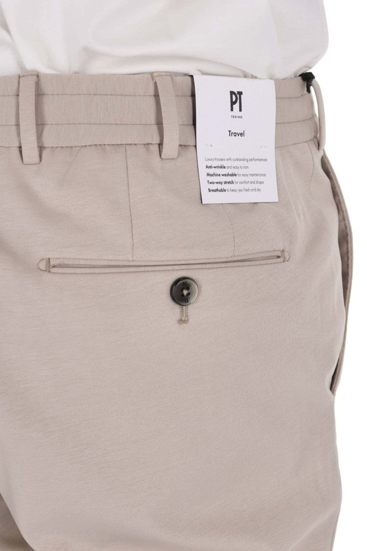 Pt Torino Summer Jersey Slim Fit Pants