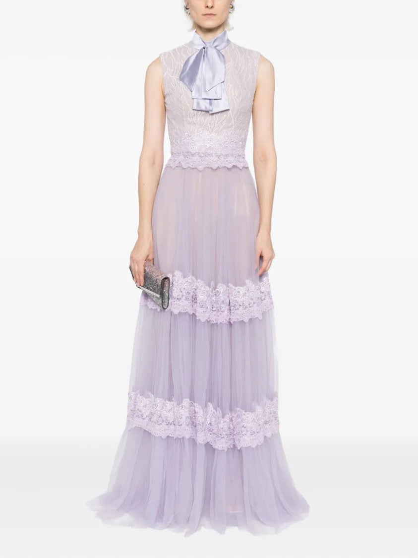 Saiid Kobeisy Lace Long Dress