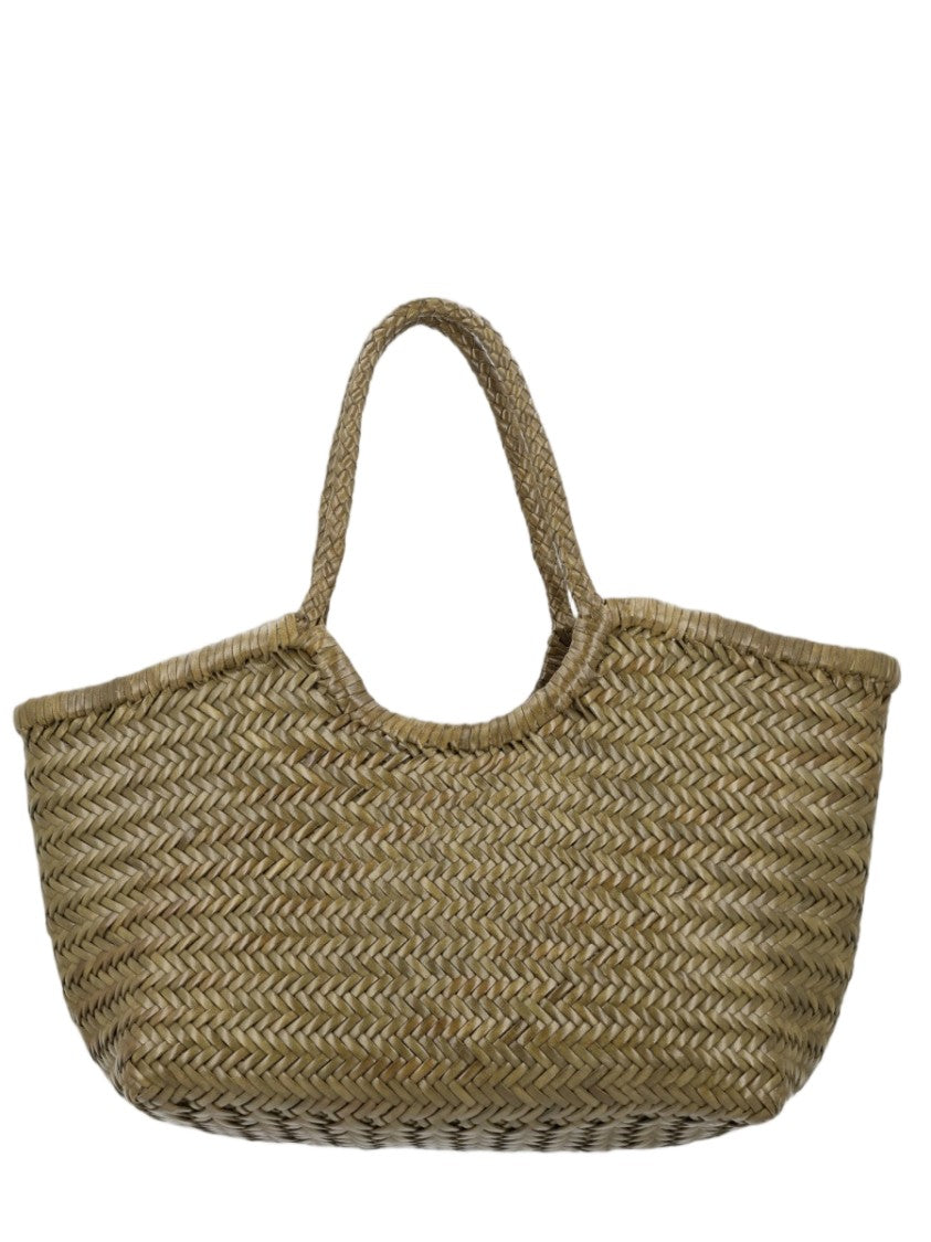 Dragon Diffusion Nantucket Big Woven Leather Tote Bag