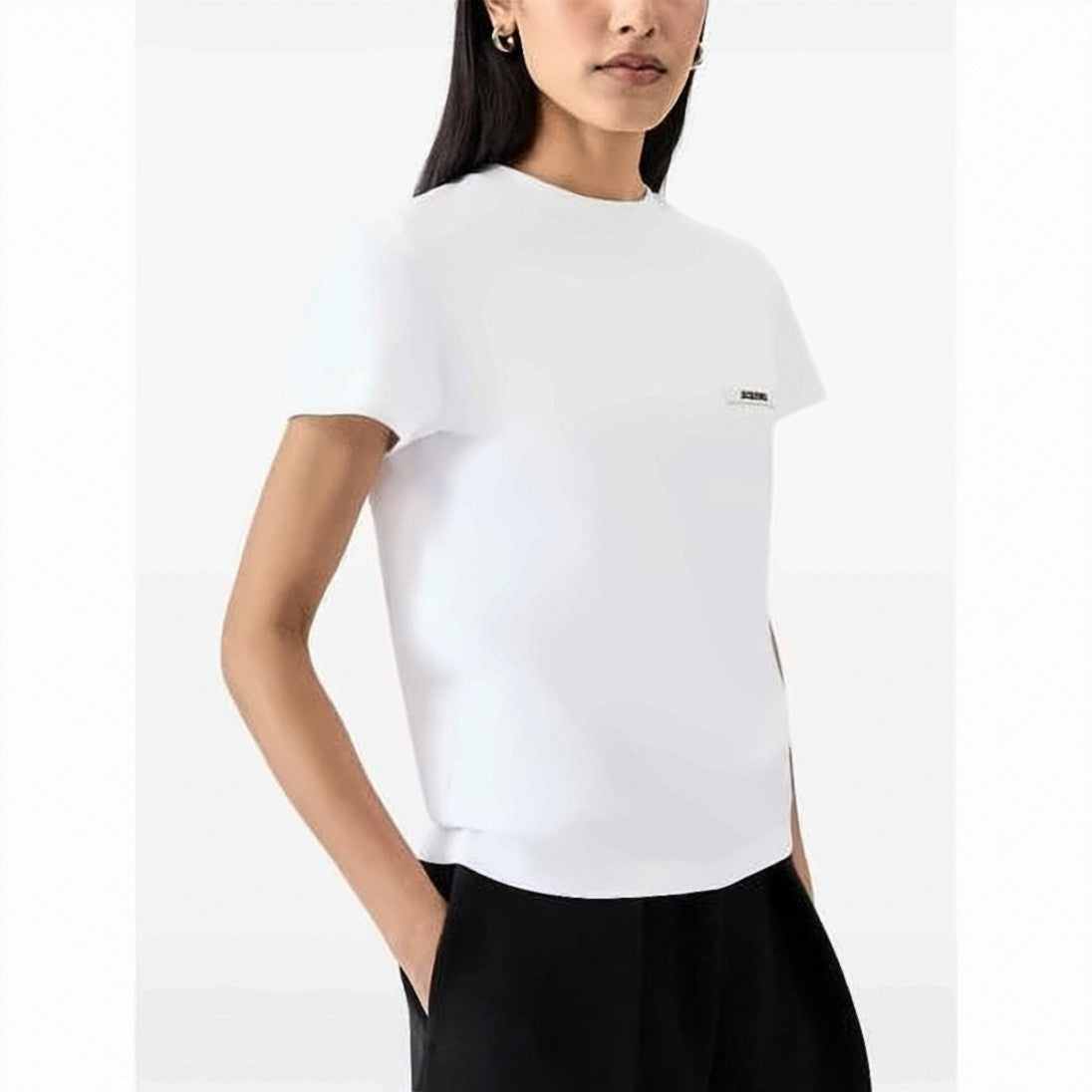 Jacquemus Classic Round Neck Short-Sleeve T-Shirt With