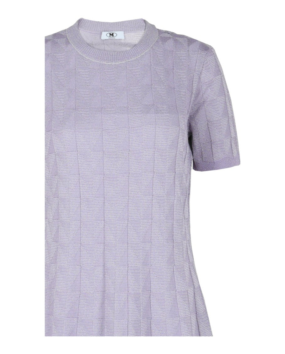 M Missoni Textured Geo Pattern Mini Dress