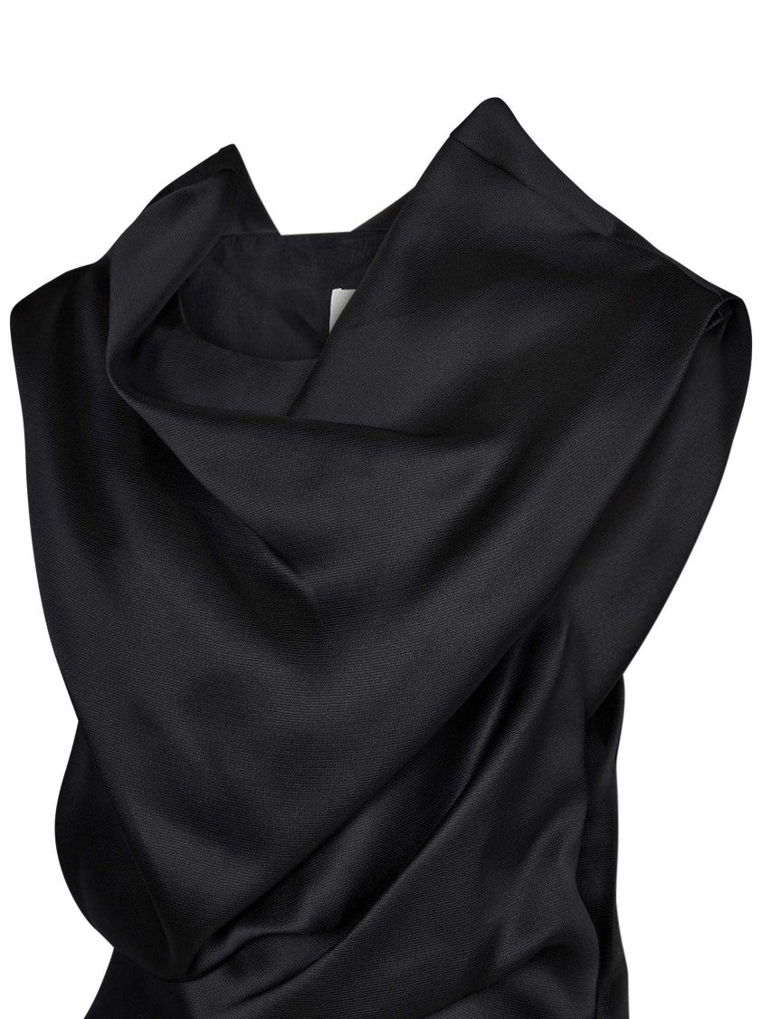 Khaite Black Silk Top