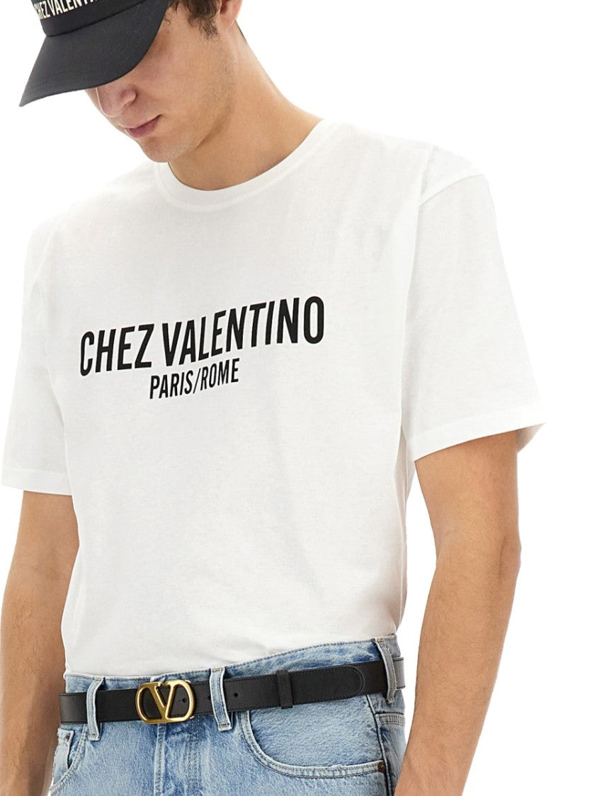 Valentino Cotton T-Shirt With Print