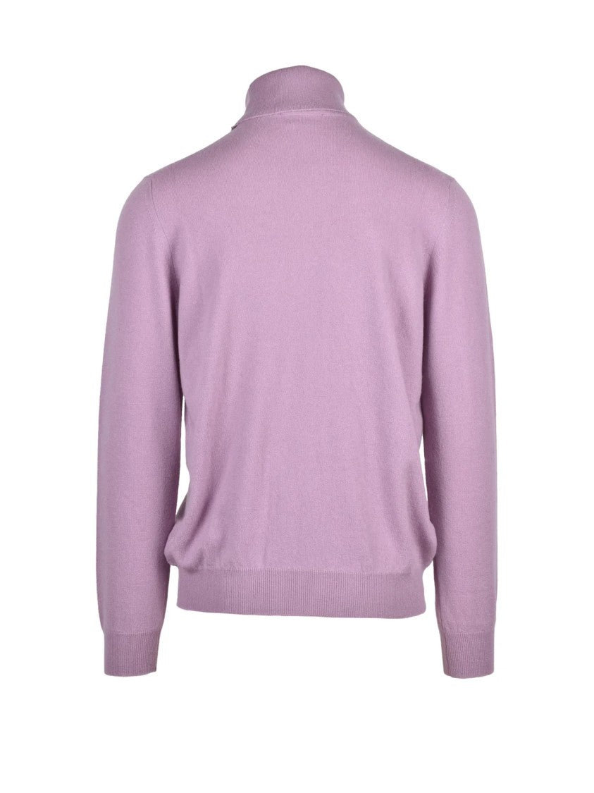 Alpha Studio Finely Knit Cashmere Turtleneck Sweater