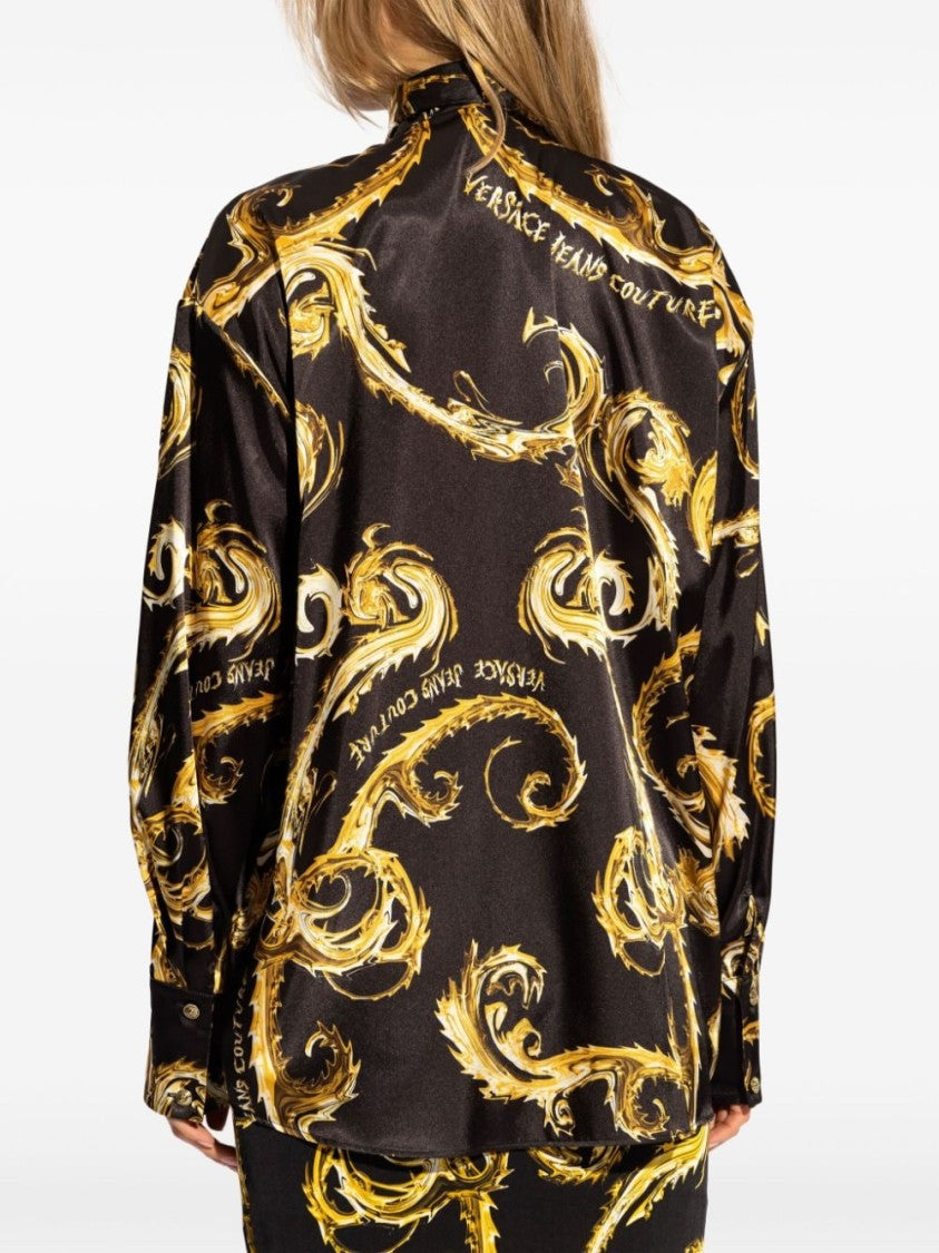 Versace Jeans Couture Bow Satin Shirt
