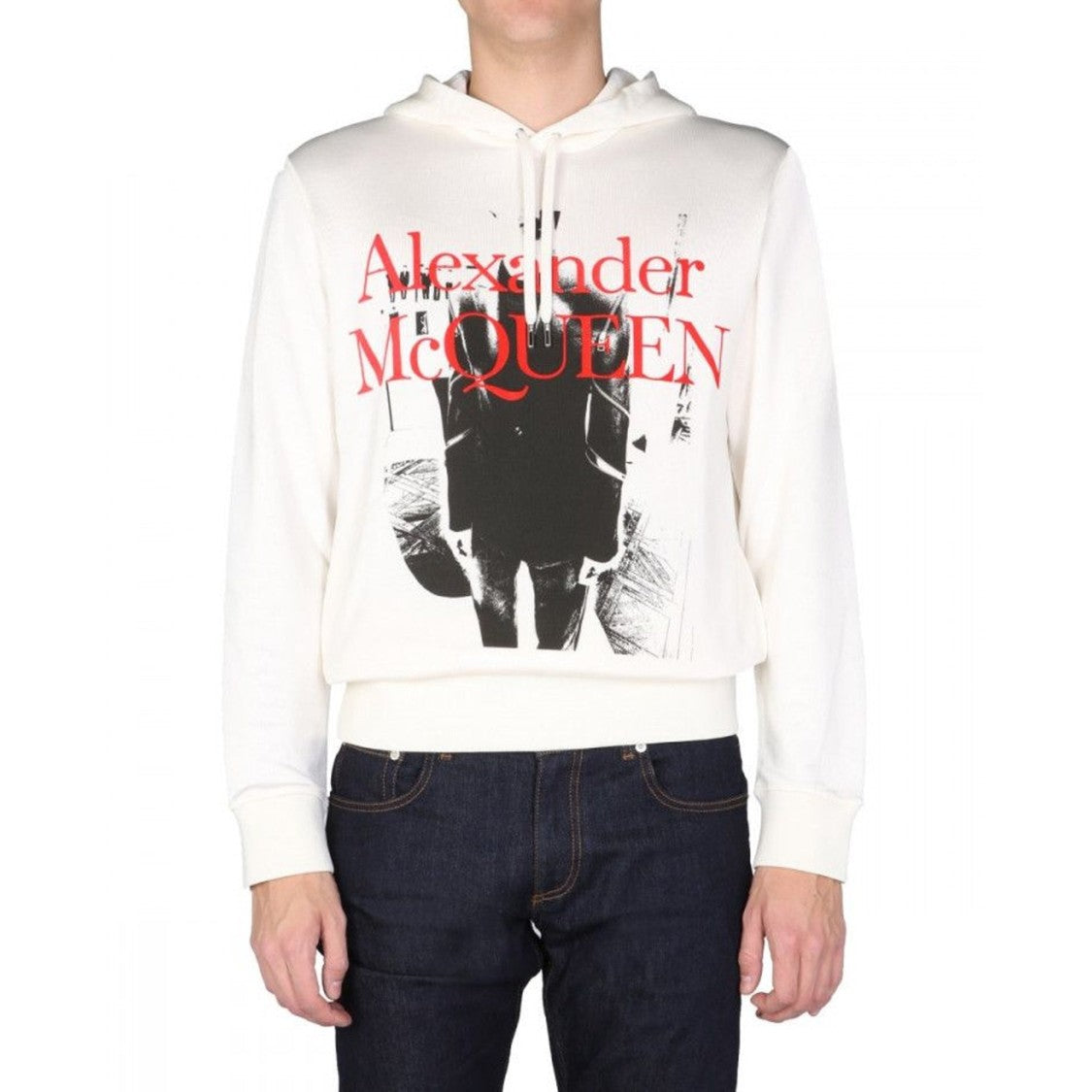 Alexander Mcqueen Printed Hooded Sweatshirt