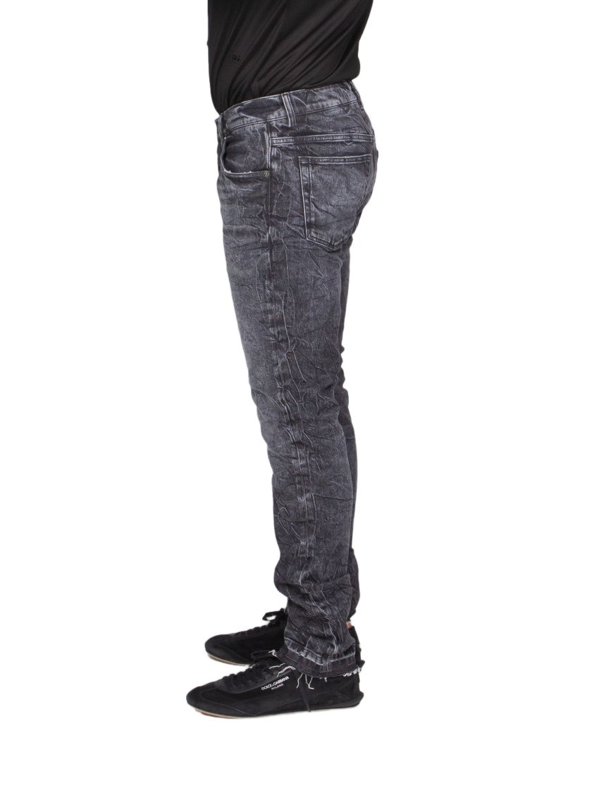 Dolce & Gabbana Slim-Cut Whiskered Straight-Leg Jeans