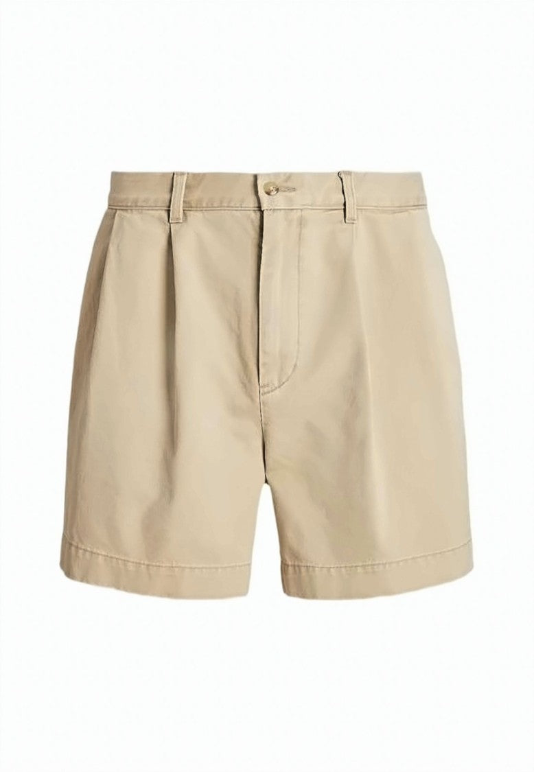 Polo Ralph Lauren Tailored Beige Shorts With Flat Front