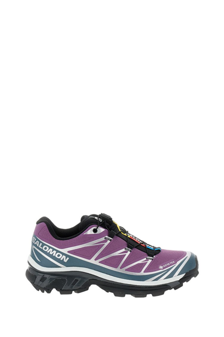 Salomon Purple Xt-6 Gtx Waterproof Trail Sneakers