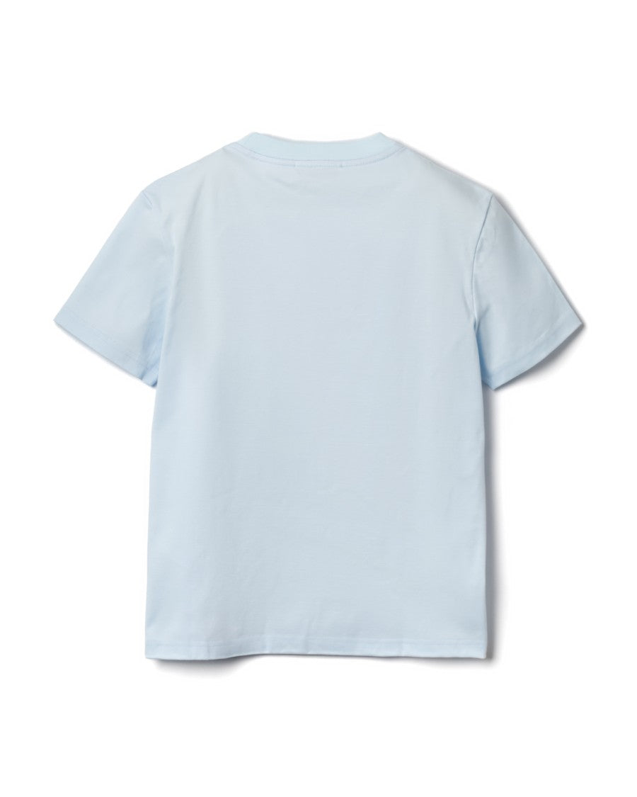 Lanvin Light Blue Cotton T-Shirt