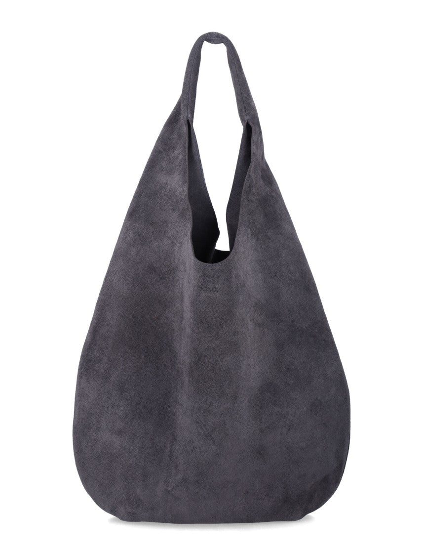 A.P.C. Le Neige Slouchy Suede Tote Bag