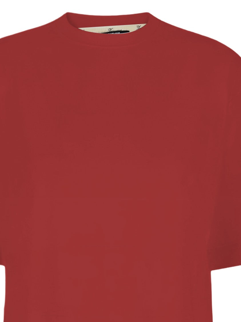 Jacquemus Red La Ventadou Paper-Blend T-Shirt