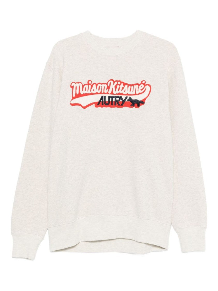 Autry Rgrey Cotton Sweatshirt With Bold Logo