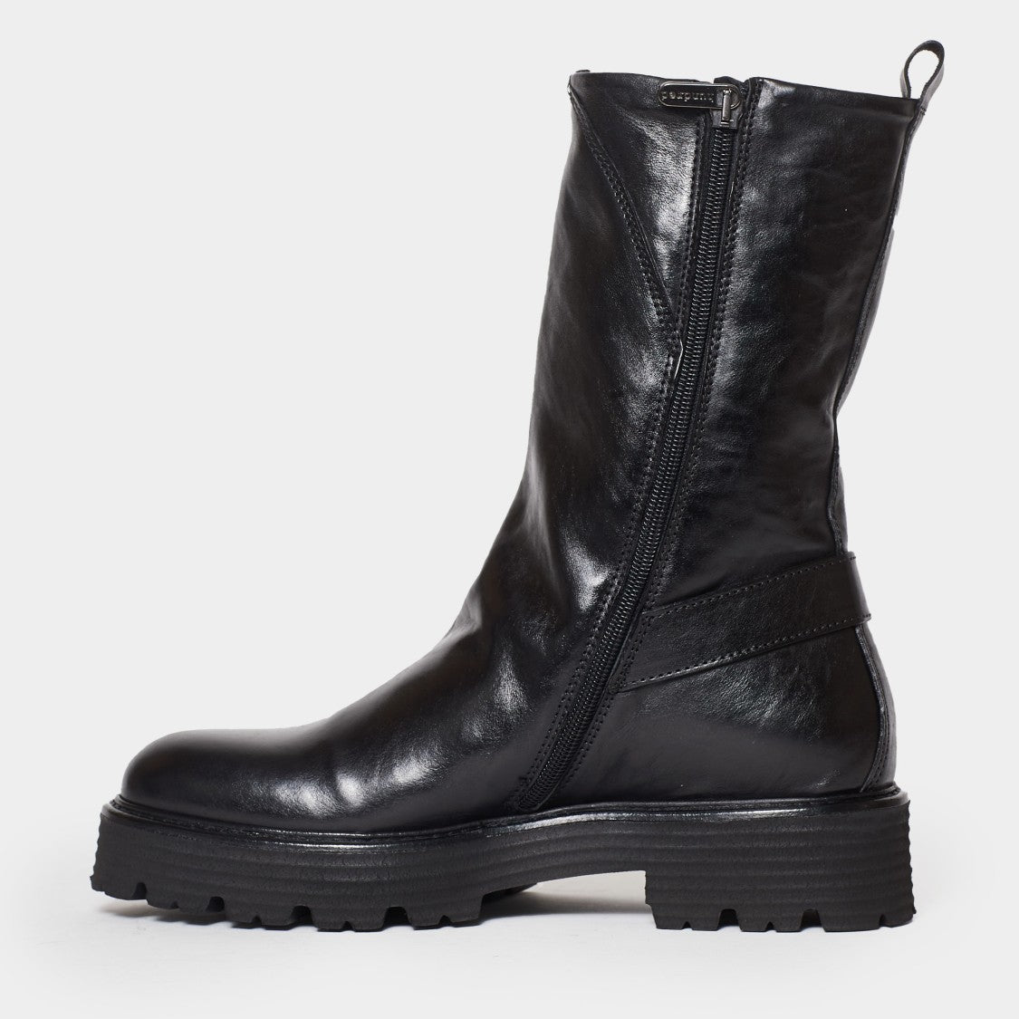 Hundred 100 Biker-Style Ankle Boots