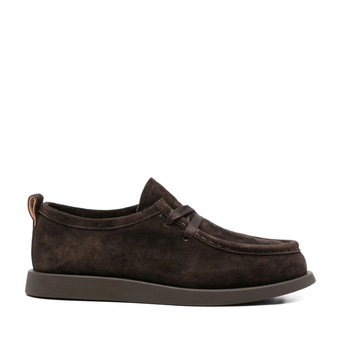 Sergio Moretti Brown Suede Leather Sneakers