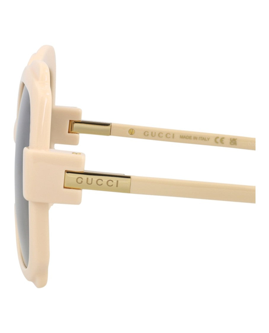 Gucci Round-Frame Injection Sunglasses