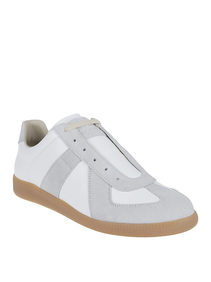 Maison Margiela Low Top Sneakers With Multi-Panel Design