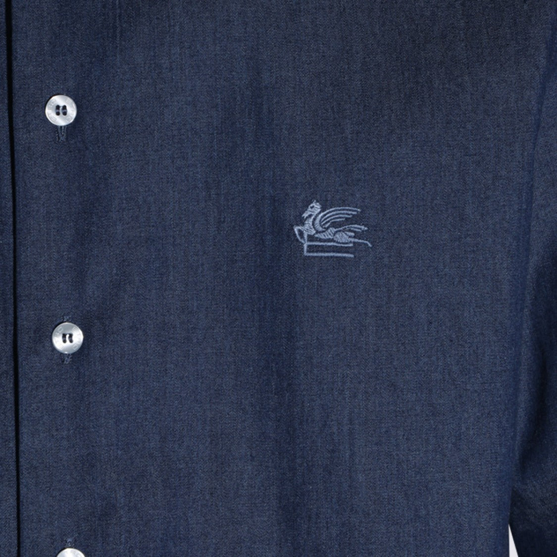 Etro Long-Sleeved Button-Down Shirt With Classic Collar