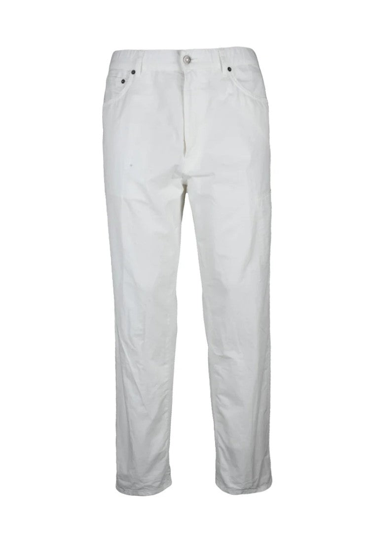 Dondup Pants Cotton/Silk - White