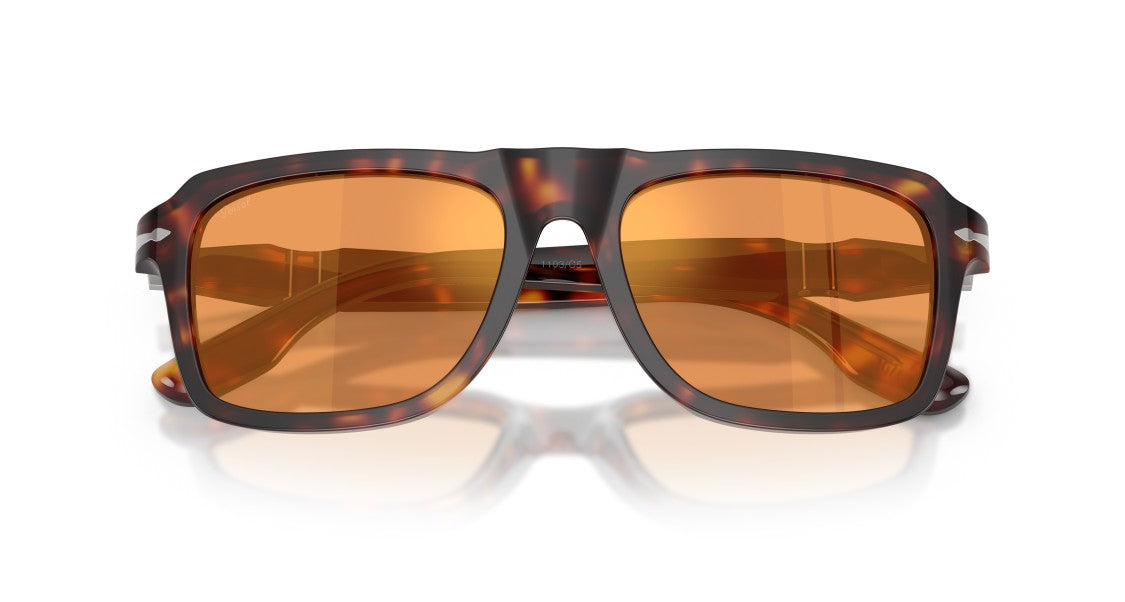 Persol Oversized Square Frame Tortoiseshell Sunglasses