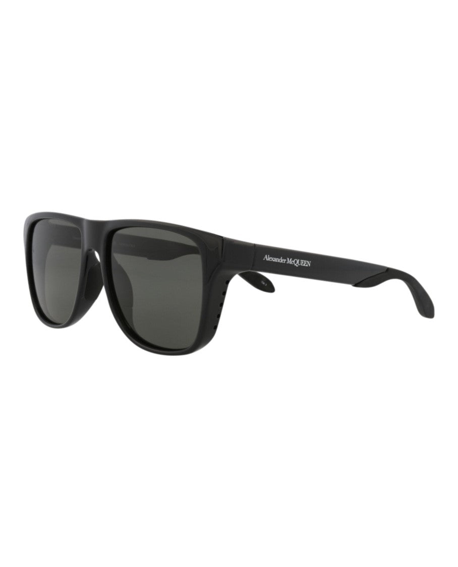 Alexander Mcqueen Square-Frame Injection Sunglasses