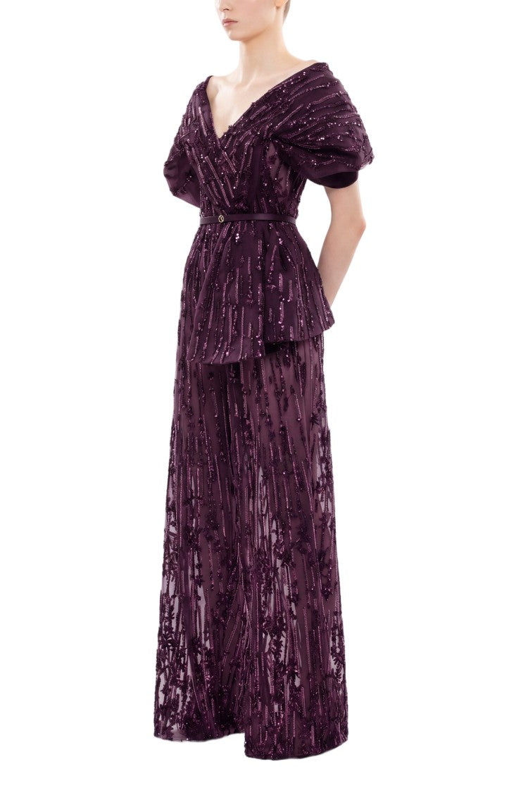 Saiid Kobeisy Embroidered Jumpsuit