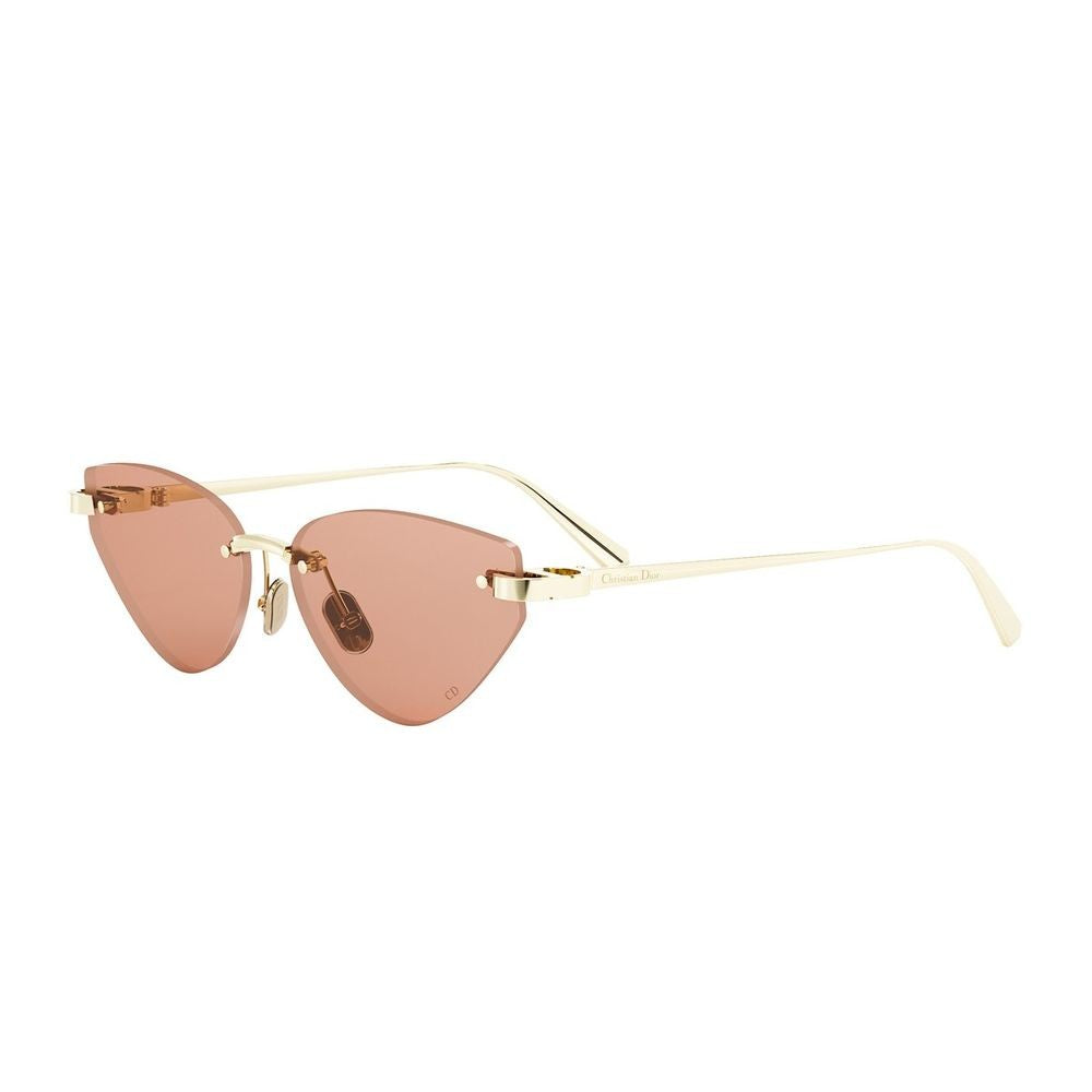 Dior C B5u Butterfly-Shape Gold-Tone Metal Cdior B5u Sunglasses
