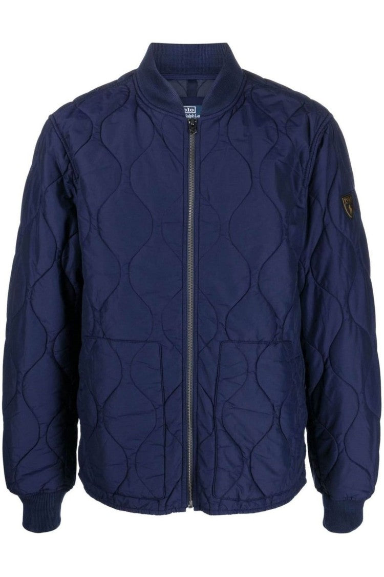 Polo Ralph Lauren Quilted Bomber Jacket With Ribbed Cuffs