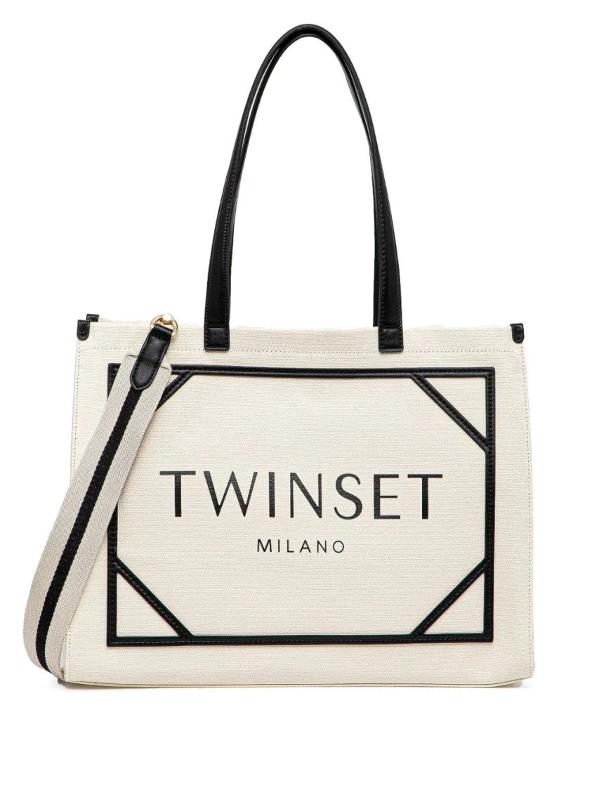 Twin-Set Logo Tote Bag