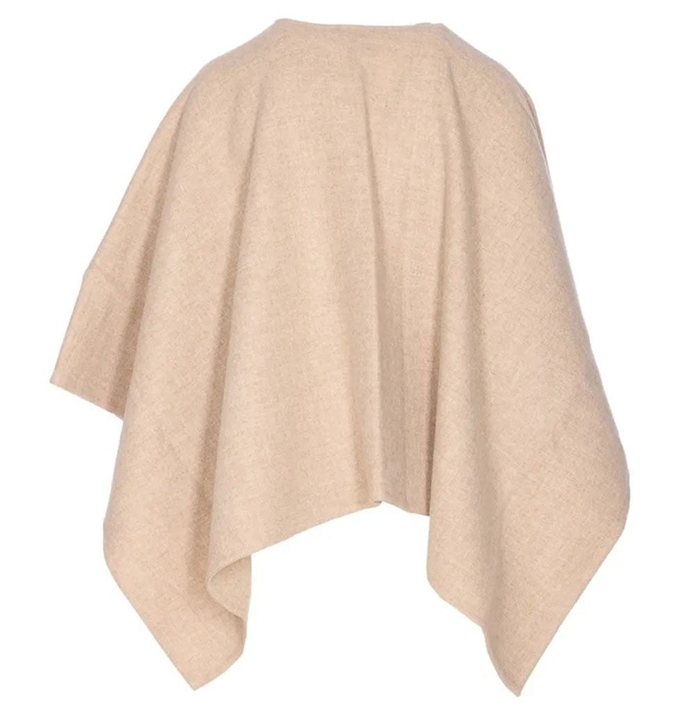 Max Mara Draped Alpaca Blend Cape