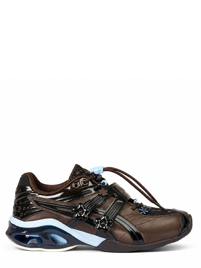 Asics By Cecile Bahnsen Gel-Kinetic Cushioned Leather Sneakers