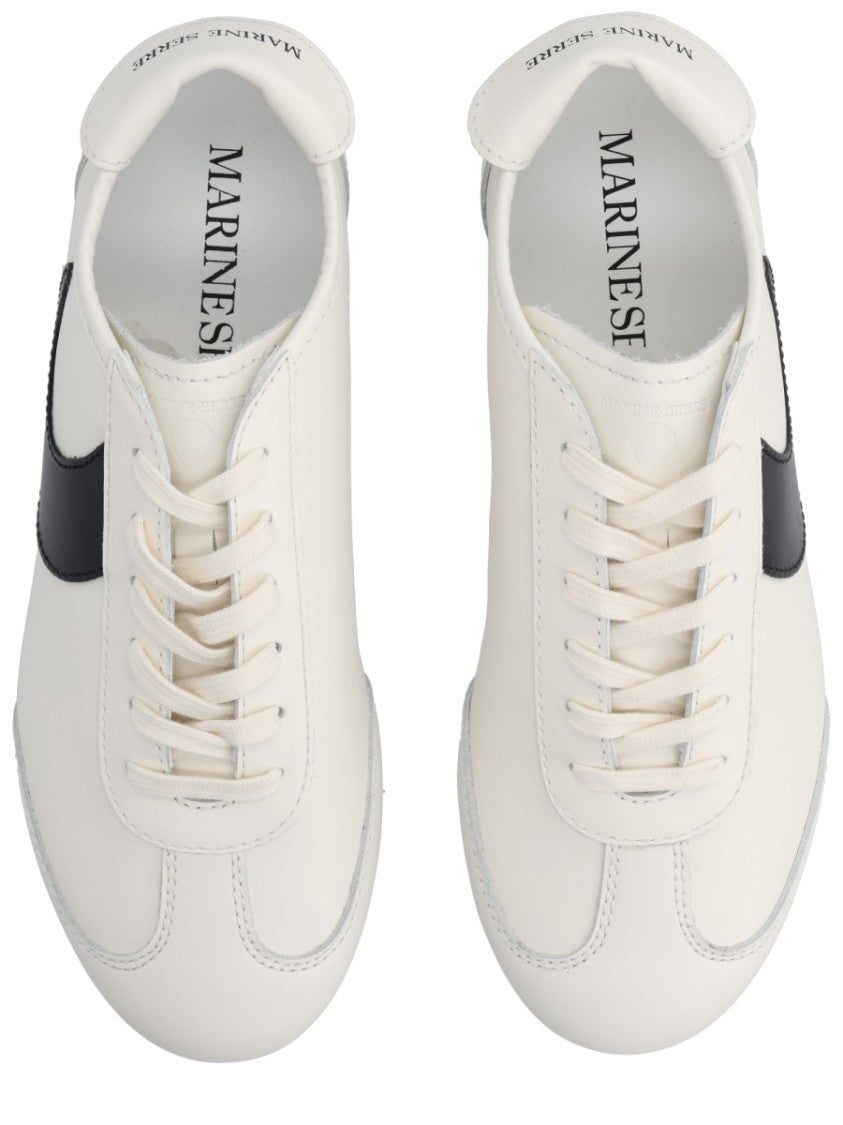 Marine Serre Astra Minimalist Crescent Accent Sneakers
