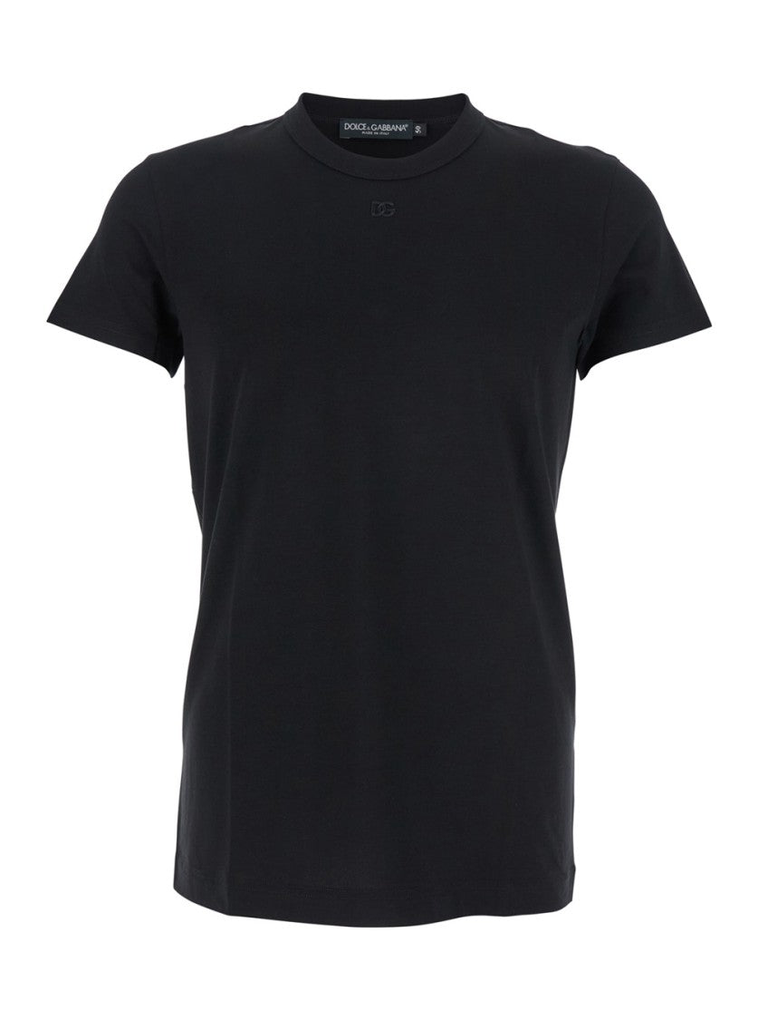 Dolce & Gabbana Short-Sleeved T-Shirt With Round Neckline