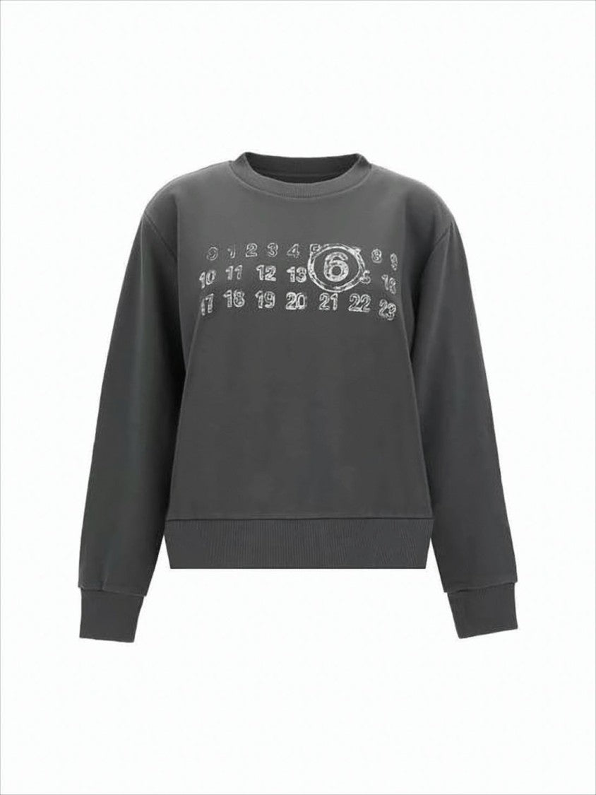 Mm6 By Maison Margiela Relaxed Fit Long-Sleeve Sweatshirt