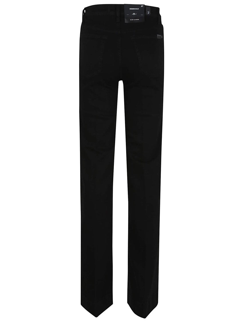 7 For All Mankind High-Waisted Flared Jeans With Five-Pocket Styling