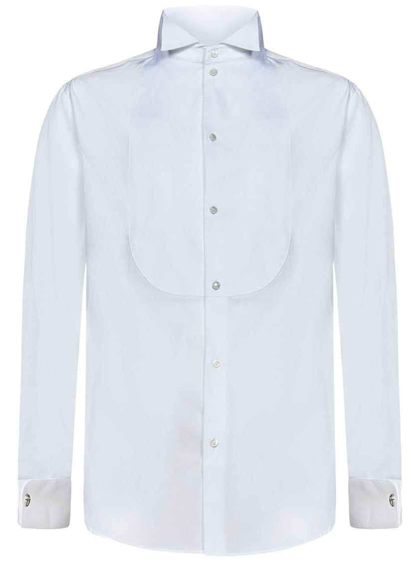 Emporio Armani White Tuxedo Shirt