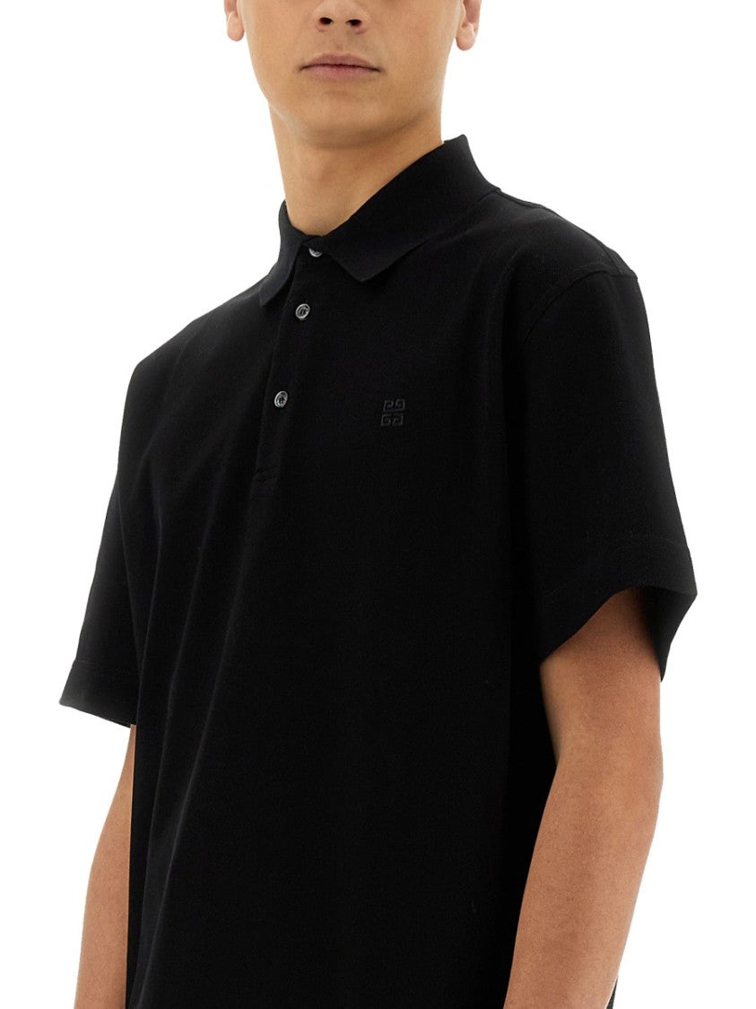 Givenchy Classic Black Cotton Polo
