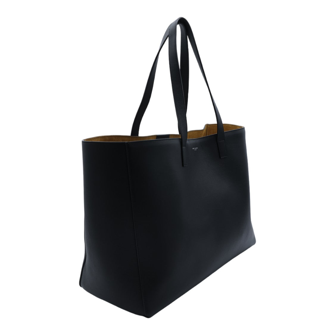Saint Laurent Large Matte Finish Tote Bag With Minimalist Design