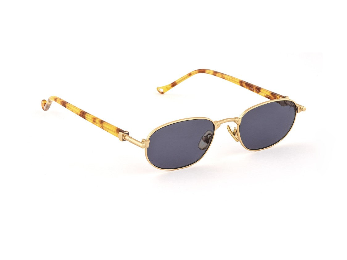 Eyepetizer Gold Riad Tortoiseshell Metal Sunglasses