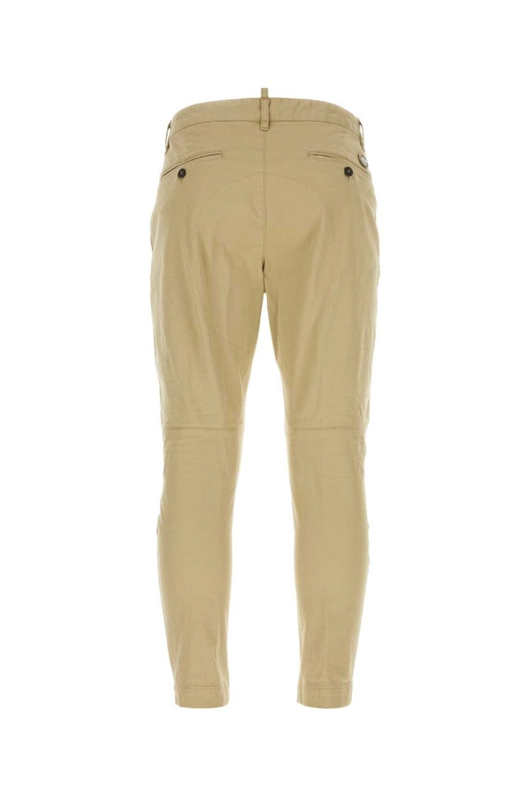 Dsquared2 Beige Stretch Cotton Sexy Chino Pant