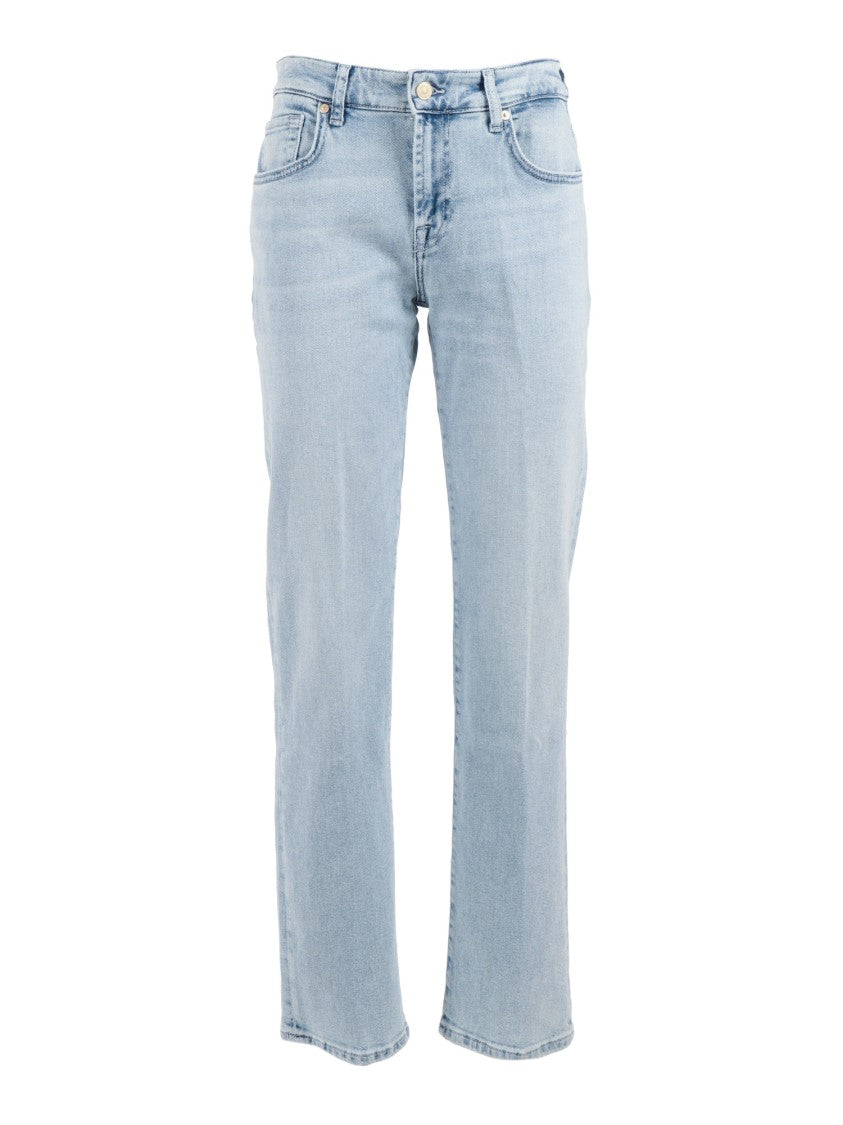 7 For All Mankind Frozen Calie Straight Jeans