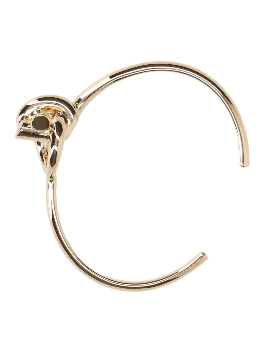 Ferragamo Gold-Tone Bracelet With Circular Motif