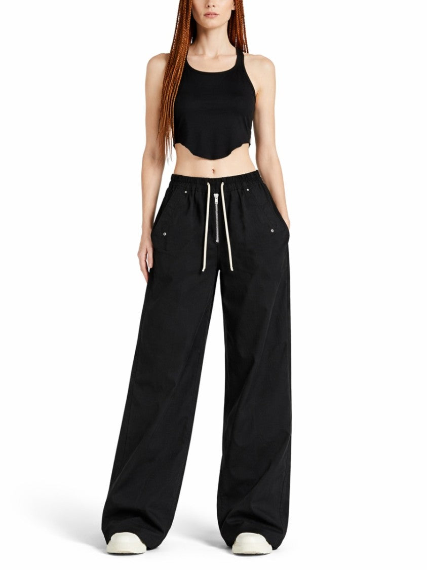 Drkshdw By Rick Owens Geth Belas Wide-Leg Drawstring Pants