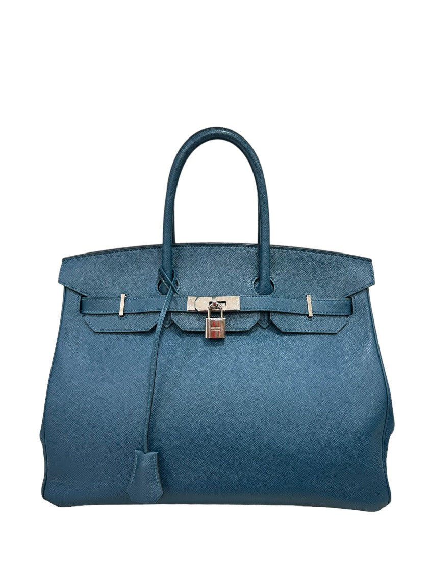 Hermès Birkin 35 Epsom Bleu De Galice