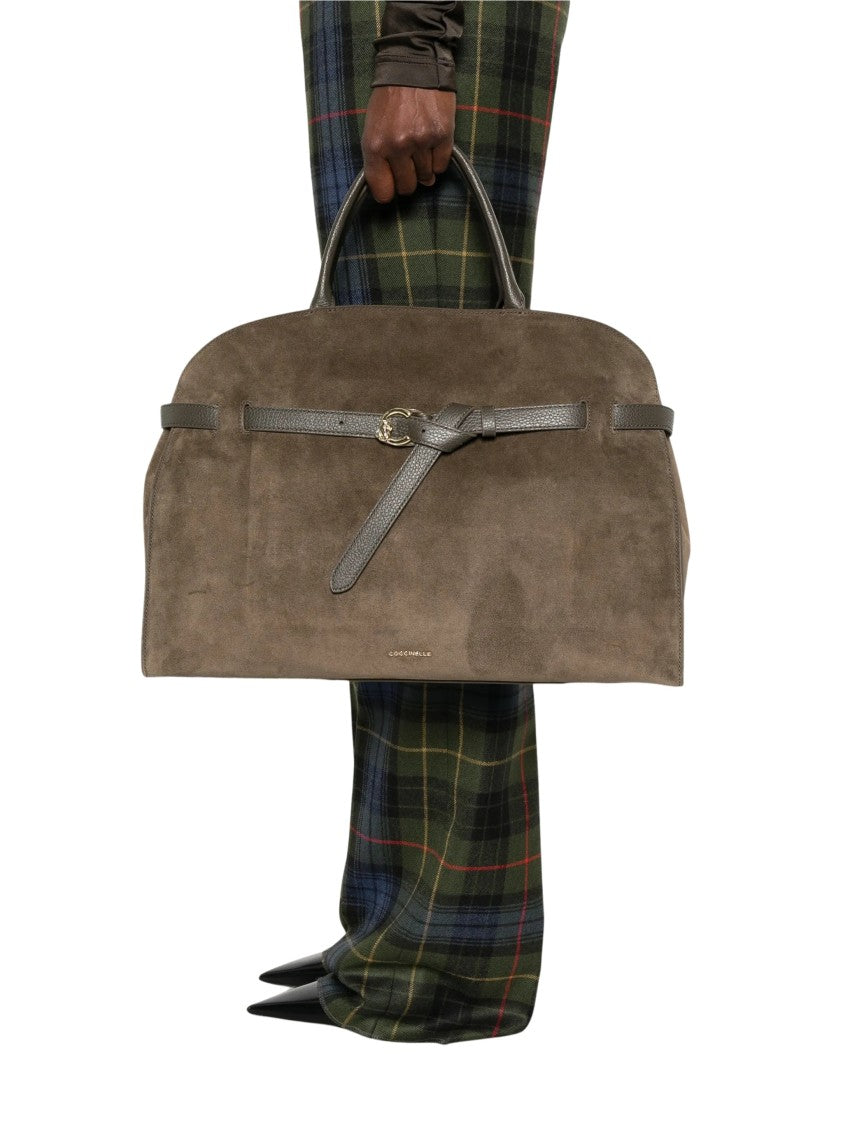 Coccinelle Sabine Suede Large Suede Tote Bag