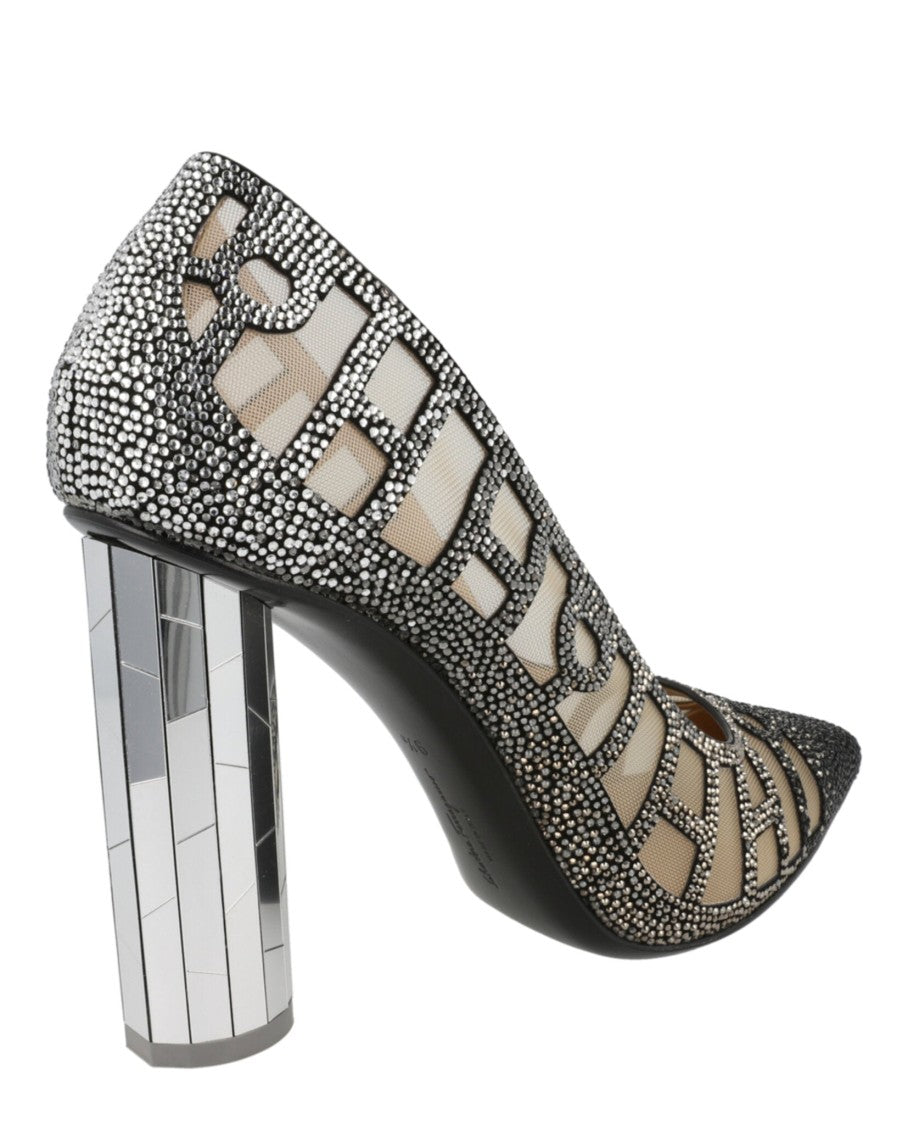 Ferragamo Florise S X5 Crystal-Embellished Pumps