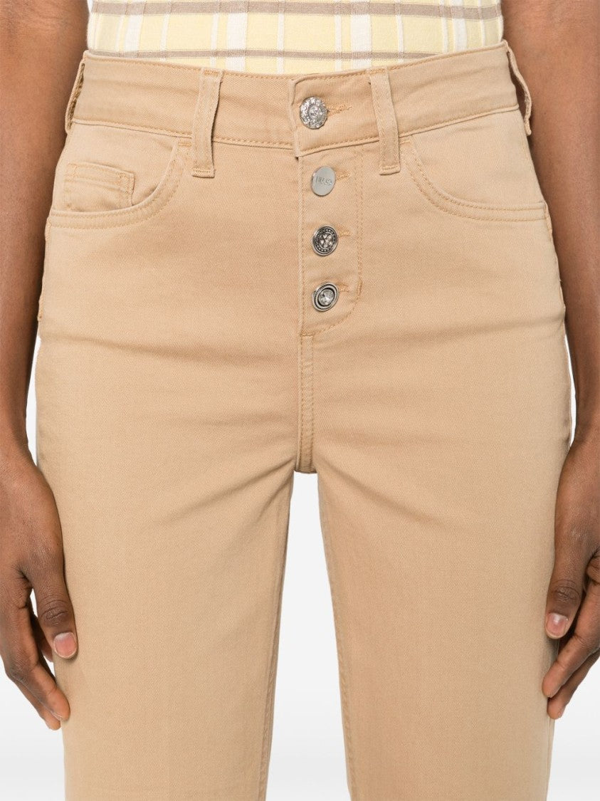 Liu Jo High-Rise Cropped Jeans With Flared Leg