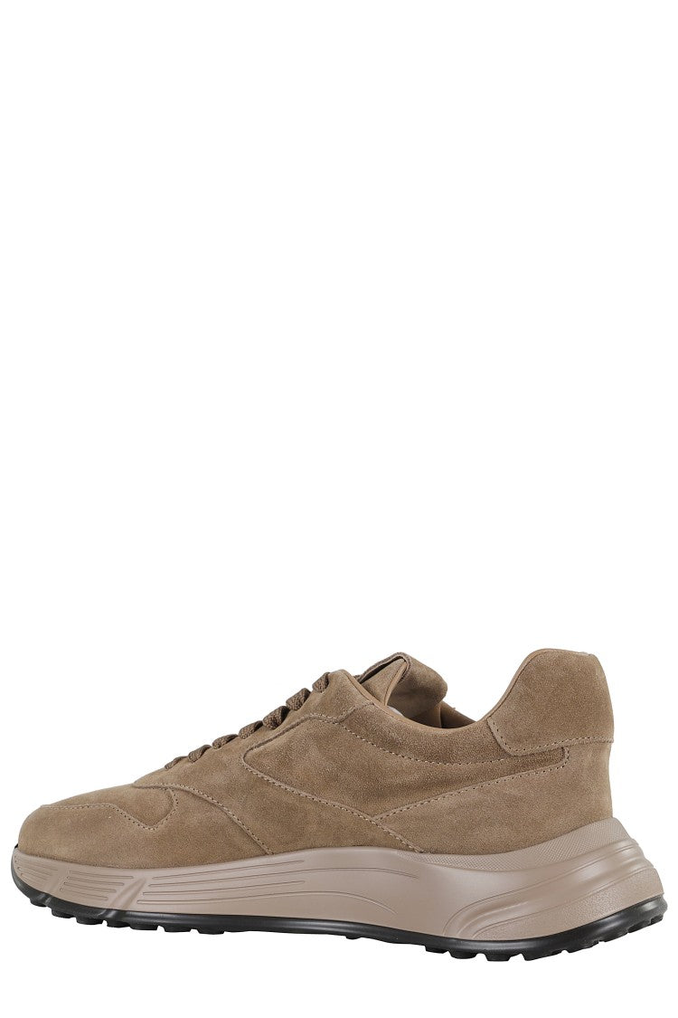 Hogan Hyperlight Lace-Up Sneakers With Reinforced Suede Heel