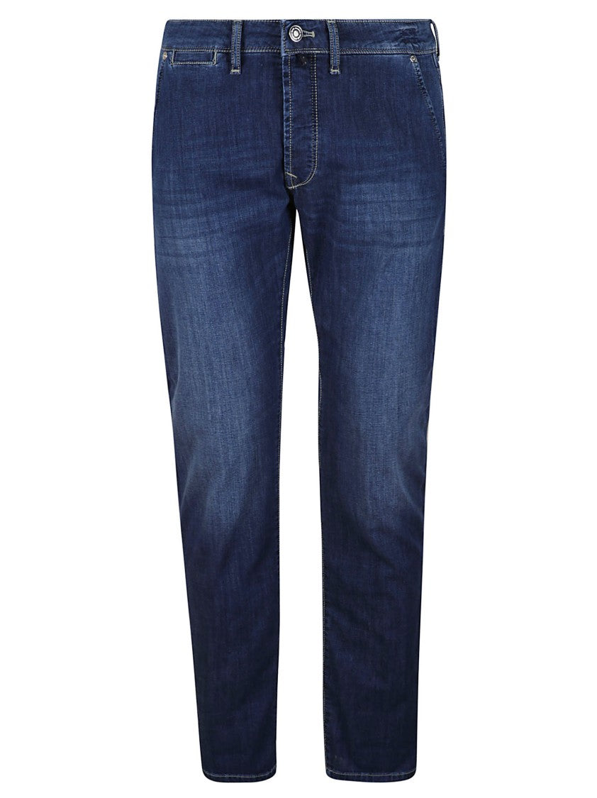 Incotex Straight-Leg Jeans With Mid-Rise Waist And Classic Finish