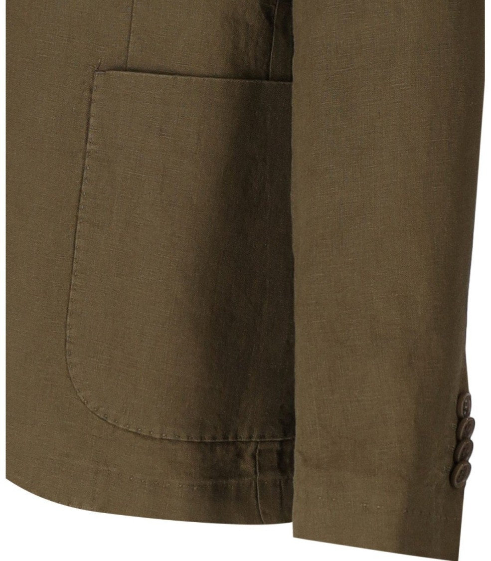 Manuel Ritz Brown Single-Breasted Jacket